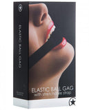 Ouch! Elastic Ball Gag - Black