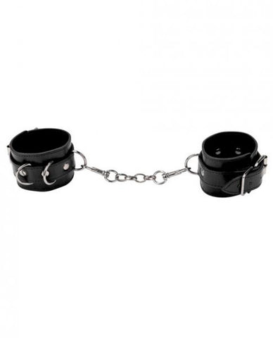 Ouch! Leather Cuffs - Black