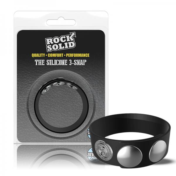 Rock Solid Silaflex 3-snap (adjustable) Black