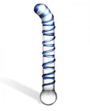 Mr.  Swirl 6.5" Glass Glass Dildo