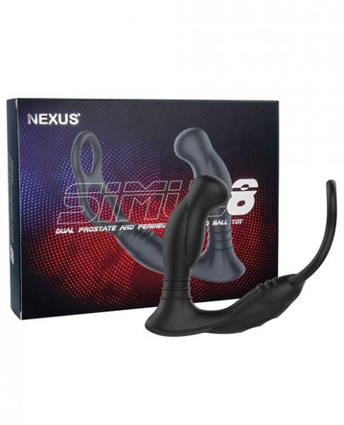 Nexus Simul8 Vibrating Dual Motor Anal, Cock And Ball Toy