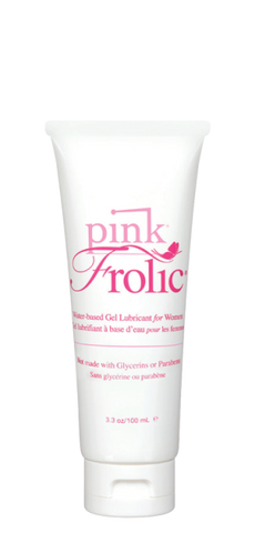 Pink Frolic Water Based Gel Lubricant for Women 3.3oz Tube