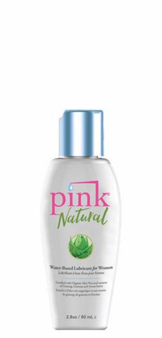 Pink Natural Water Based Lubricant 2.8oz