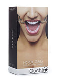 Ouch Hook Gag with Leather Straps O/S