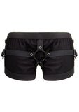 Realrock Boxer with Harness Black O/S