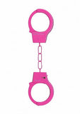 Ouch Beginners Handcuffs Metal Pink