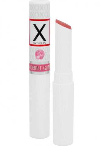 X On The Lips Buzzing Lip Balm With Pheromones Bubble Gum .75 Ounce