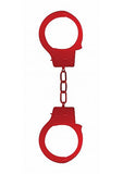 Ouch Beginners Handcuffs Metal Red