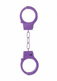 Ouch Beginners Handcuffs Metal Purple