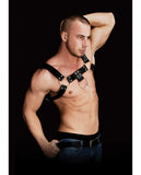 Ouch Costas Solid Structure 2 Black Chest Harness