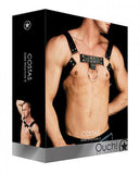 Ouch Costas Solid Structure 2 Black Chest Harness