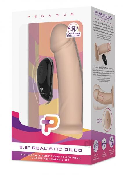 Pegasus 6.5" Realistic Dildo - Cream