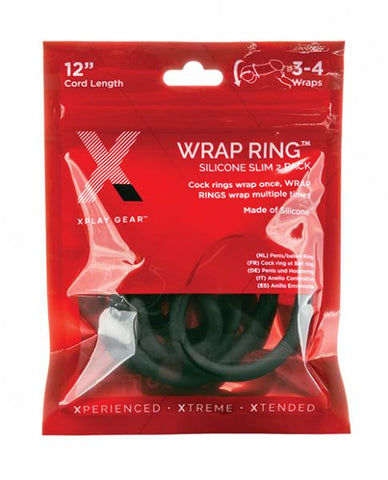 Xplay Silicone 12 Slim Wrap Ring "