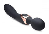 10X Dual Duchess 2 in1 Silicone Massager Black