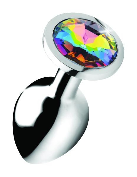 Rainbow Prism Gem Anal Plug - Medium