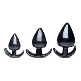 Master Series Triple Spades Anal Plug Set - 3 Pc