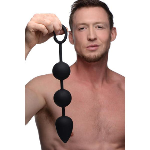 Tom Of Finland Weighted Anal Ball Beads Black