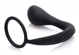 Explorer II Prostate Stimulator & Cock Ring Black