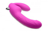 Royal Rider Vibrating Silicone Strapless Strap On Dildo