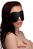 Strict Fleece Lined Blindfold Black O/S