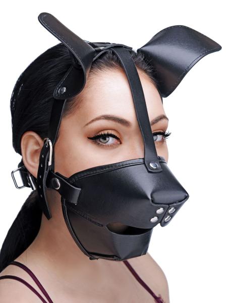 Pup Puppy Play Hood And Breathable Ball Gag