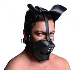 Pup Puppy Play Hood And Breathable Ball Gag