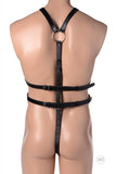 Male Full Body Harness Black Leather