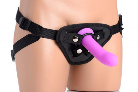 Double-G Deluxe Vibrating Strap On Kit