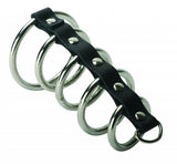 Strict 5 Ring Chasity Device Black