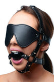 Strict Blindfold Harness Plus Ball Gag