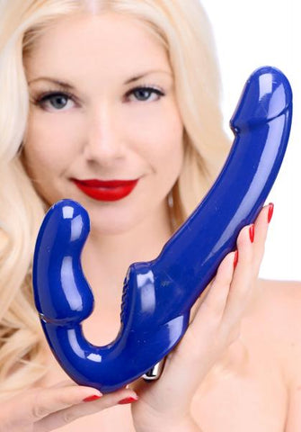 Revolver II Vibrating Strapless Strap On Dildo