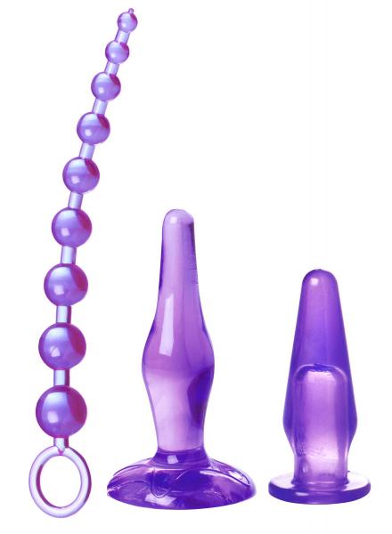 Amethyst Adventure 3 Piece Anal Toy Kit