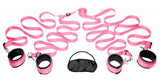 Frisky Pink Bedroom Restraint Kit