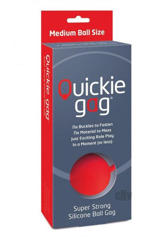 Quickie Ball Gag Medium Red