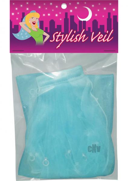 Bride To Be Stylish Veil Blue