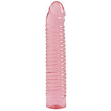 Vivid Ribbed Jellie Cock Sunrise - Pink