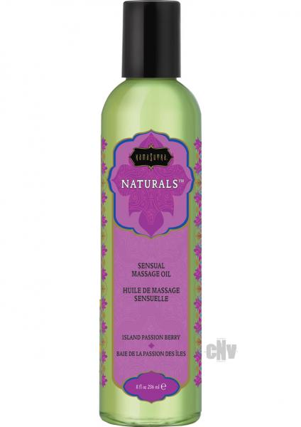 Kama Sutra Naturals Massage Oil Island Passion Berry 8oz