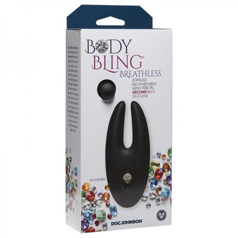 Body Bling Breathless Mini Vibe Silver Clitoral Stimulator