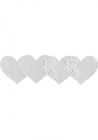 Luminous Hearts Pasties White 2 Pack