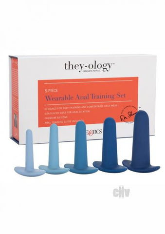 They-ology Wearable Anal Trainer Set - 5 Piece Set