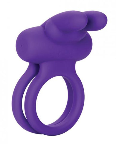 Rockin Rabbit Enhancer Vibrating Cock Ring Purple