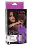 Rockin Rabbit Enhancer Vibrating Cock Ring Purple