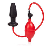 Expandable Butt Plug Latex Red Black