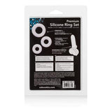 Premium Silicone Ring Set Clear Pack Of 3