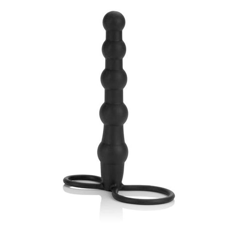 Silicone Beaded Double Rider Black