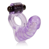 Double Diver Vibrating Enhancer Penetrator Purple