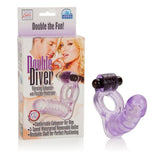 Double Diver Vibrating Enhancer Penetrator Purple