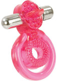 Dual Clit Flicker With Removable Waterproof Stimulator Pink