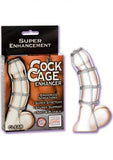 Cock Cage Enhancer 4.5 Inch - Clear