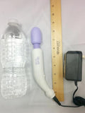 My Mini Miracle Massager Electric 2 Speed 120 Volt 8" - White/Purple